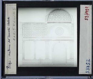 (Architekturzeichnung),Pistoia, Madonna dell'Umiltà : Querschnitt