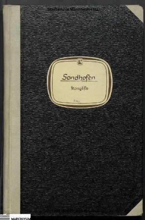 Sandhofen Rangliste Allmendgenuss