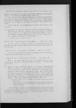 Versammlung zu Wolmar. - 1442 Febr. 20.