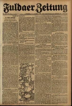 Ausgabe vom Dienstag, den 03. September 1918.