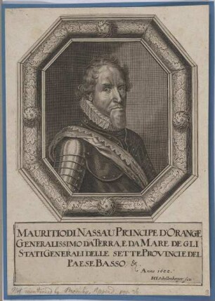 Bildnis des Mauritio di Nassau