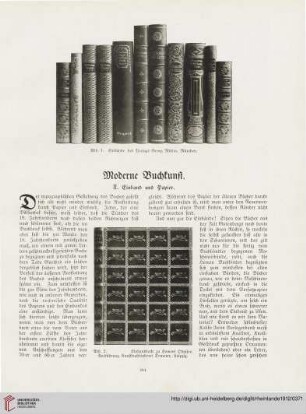 22: Moderne Buchkunst, 2 : Einband und Papier