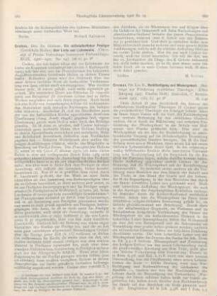 682-684 [Rezension] Cremer, Ernst, Rechtfertigung und Wiedergeburt