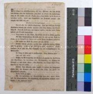 Flugblatt gegen Steuerverweigerung als unrevolutionäres Ziel