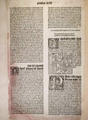 [Hyr anheuet de vorrede auer de epistele to den thessalonicenseren.]