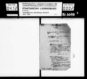 Oberamtsvisitation Maulbronn von 1837