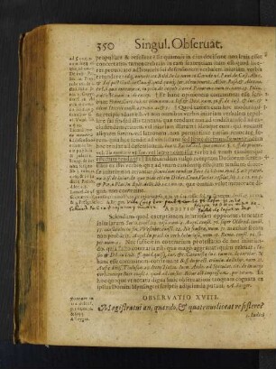 Observatio XVIII. Magistratui an, quando, et quatenus liceat re si stere?