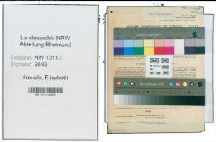 Entnazifizierung Elisabeth Kreuels , geb. 08.01.1906 (Steotypistin)