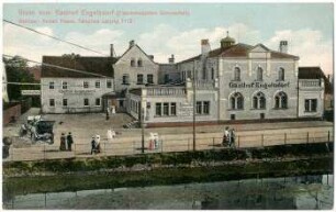 Gruß vom Gasthof Engelsdorf (Eisenbahnstation Sommerfeld)