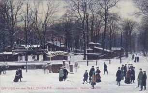Gruss aus dem Waldcafé: Leipzig-Connewitz
