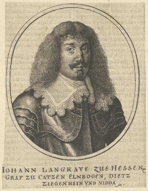 Bildnis des Johann, Landgraf zu Hessen