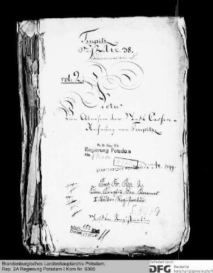 Abnahme der Stadtkassenrechnung von Teupitz für 1798/99-1807/08