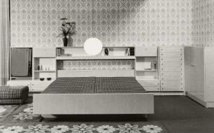 Flachstrecke mit integriertem Doppelbett