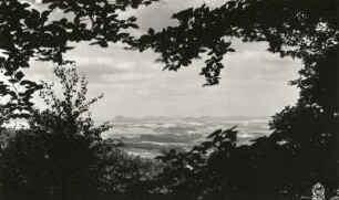 Sächsische Schweiz. Blick vom Borsberg nach Südost