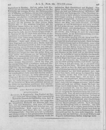 Don Raphael del Riego's Leben und Hinrichtung. Eine biographische Skizze für Freunde der Geschichte. Augsburg: Engelbrecht 1824