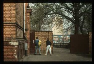 Diapositive: Wrangelstraße, Mariannenplatz, 1985