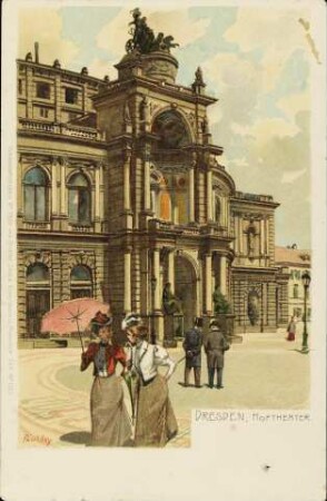 Dresden, Hoftheater.
