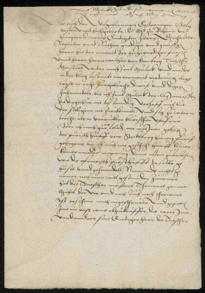 Ersatzforderungen des Deutschmeisters gegen Untertanen zu Hausen und der Komturen des Deutschen Ordens gegen die Gemeinde Großgartach