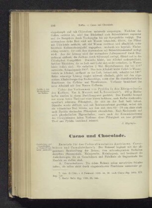 Cacao und Chocolade.