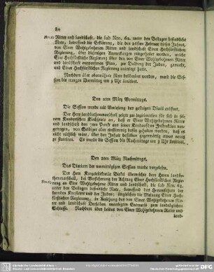 Den 2ten März Nachmittags