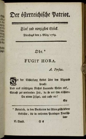 Fünf und vierzigstes Stück. - Acht und vierzigstes Stück.