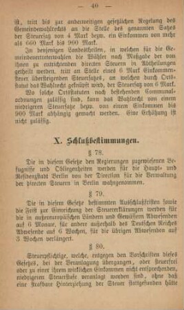 X. Schlußbestimmungen