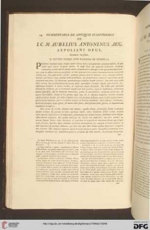 III. I.C.M. Aurelius Antoninus Aug. / III. I.C.M. Aurelio Antonino Aug.