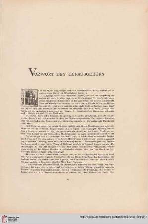 Vorwort des Herausgebers