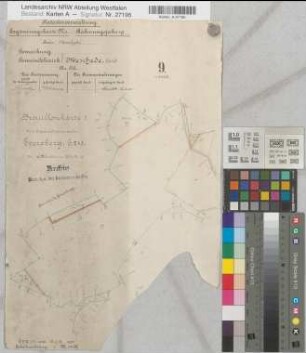 Eversberg (Meschede), Separation Eversberg, Bl.13 Brouillonkarte 1 Meschede Flur 9