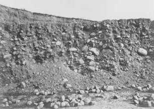 Aufschluß in der Endmoräne der Ihlowberge bei Althüttendorf : Geologie | Geologische Charakterbilder | Die Endmoränen im norddeutschen Flachlande