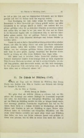 25. Die Schlacht bei Mühlberg (1547)