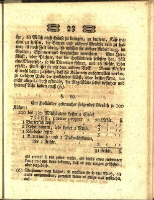 §. 10. [Von dem Holländergeräthe und wie damit umzugehen.]
