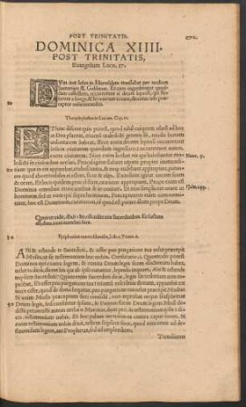 Dominica XIIII. Post Trinitatis ...