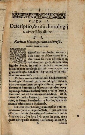 Problema Gnomonicum, De Horologio Universali Diurno Ac Nocturno : Novis demonstrationibus illustratum, & una cum Thesibus Opticis