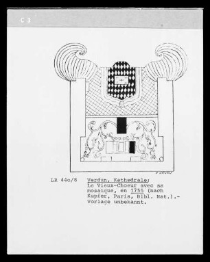 Verdun (Meuse) : Abbildung eines Sakramentshäuschens aus der Kathedrale Notre-Dame