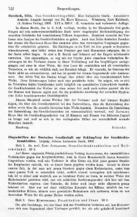 742, Havelock, Ellis. Das Geschlechtsgefühl. Eine biologische Studie. 1909