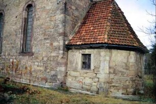 Apsis von Süd, Übergang zum Langhaus