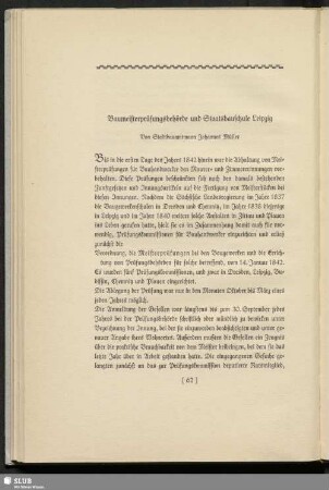 Baumeisterprüfungsbehörde und Staatsbauschule Leipzig