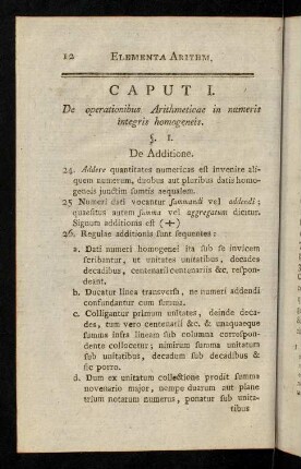 12-21, § I - III