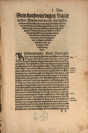 Christenliche vnderricht Mit grund der gschrifft, wider die Angemaßten setzer vnnd angeber, vermainter Newer Kirchen Ordnung, Jüngst in der obern Marggrafschafft vn[d] Nürmberger gebiet, Im tausent fünffhundert vn[d] drey vund dreyssigisten Jar, Außgangen : Wa sich die selbigen, Zu verfierischem nachtail viler menschen, selbs gejrrth, vnnd gröblich gefält haben