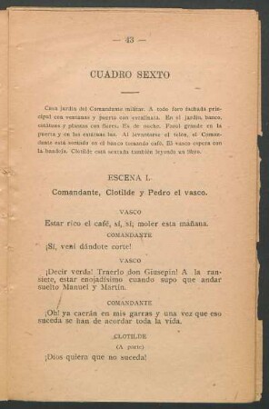 Cuadro sexto