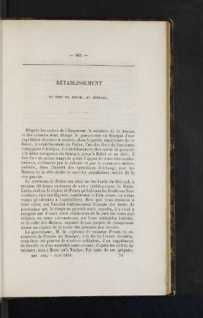 Retablissement