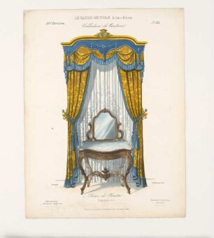 "Décor de Fenétre. Galerie bois doré.", aus: Le Garde-meuble