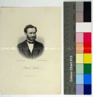 Porträt des preußischen Politikers und Publizisten Eduard Lasker nach einer Fotografie