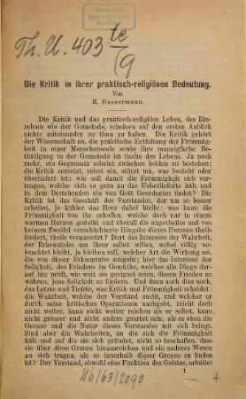 Zeitschrift für praktische Theologie. 9. 1887