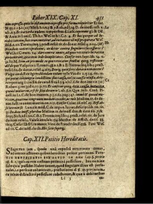 Cap XII. Petitio Hereditatis