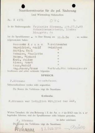 Hörmann, Friderike