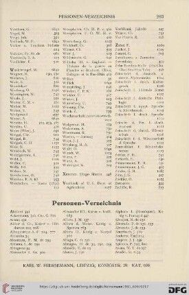 Personen-Verzeichnis