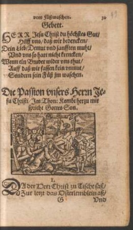 Die Passion unsers Herrn Jesu Christi ...