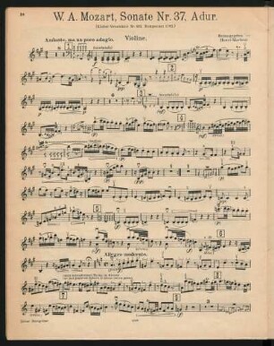 Violine[, KV 402]